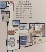 شقق نموذج 6 برج البستان